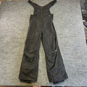 Outdoor Gear Youth M Black Insulated Ski Snow Bib Pants Adjustable Straps